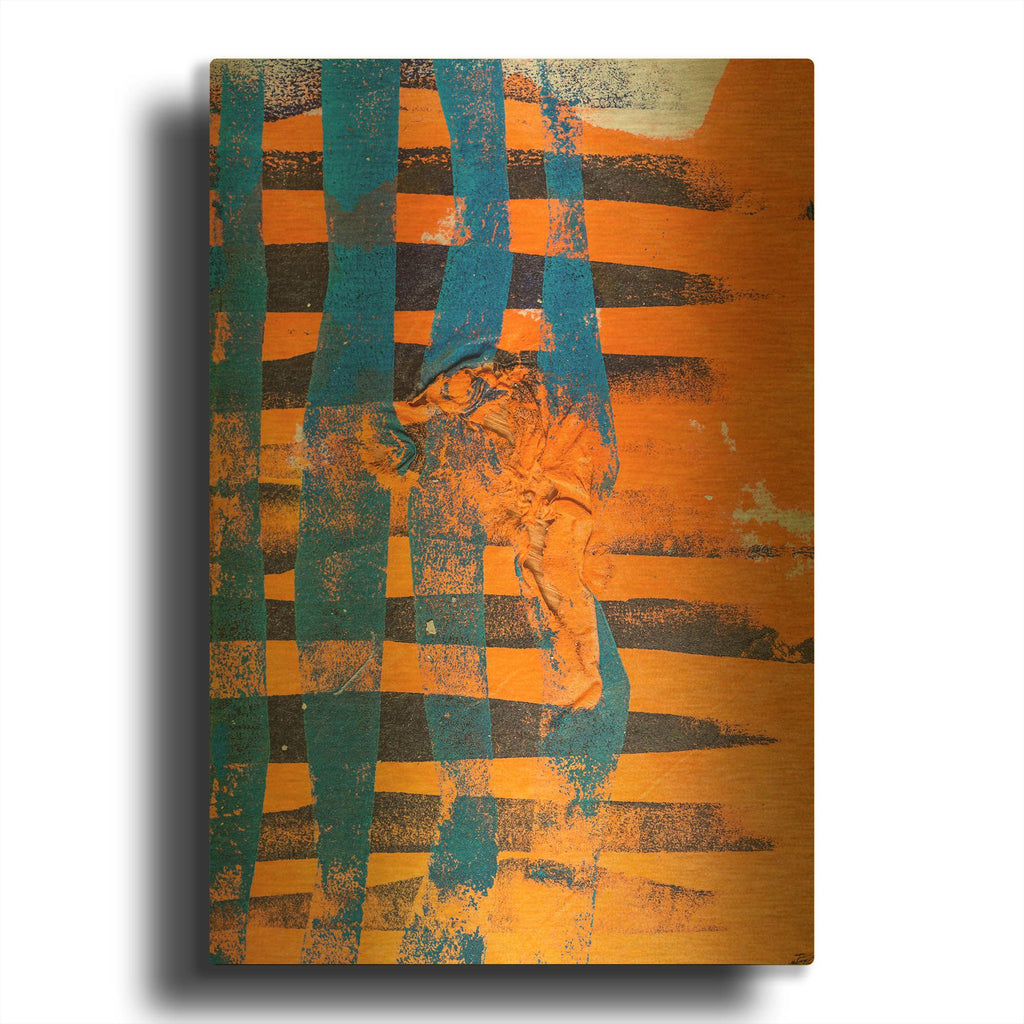 'Paper 5' By St. Hilaire Elizabeth Gold Metal Wall Art