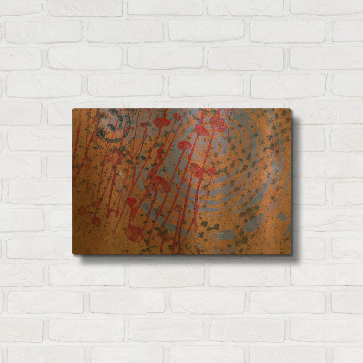 'Paper 6' By St. Hilaire Elizabeth Gold Metal Wall Art
