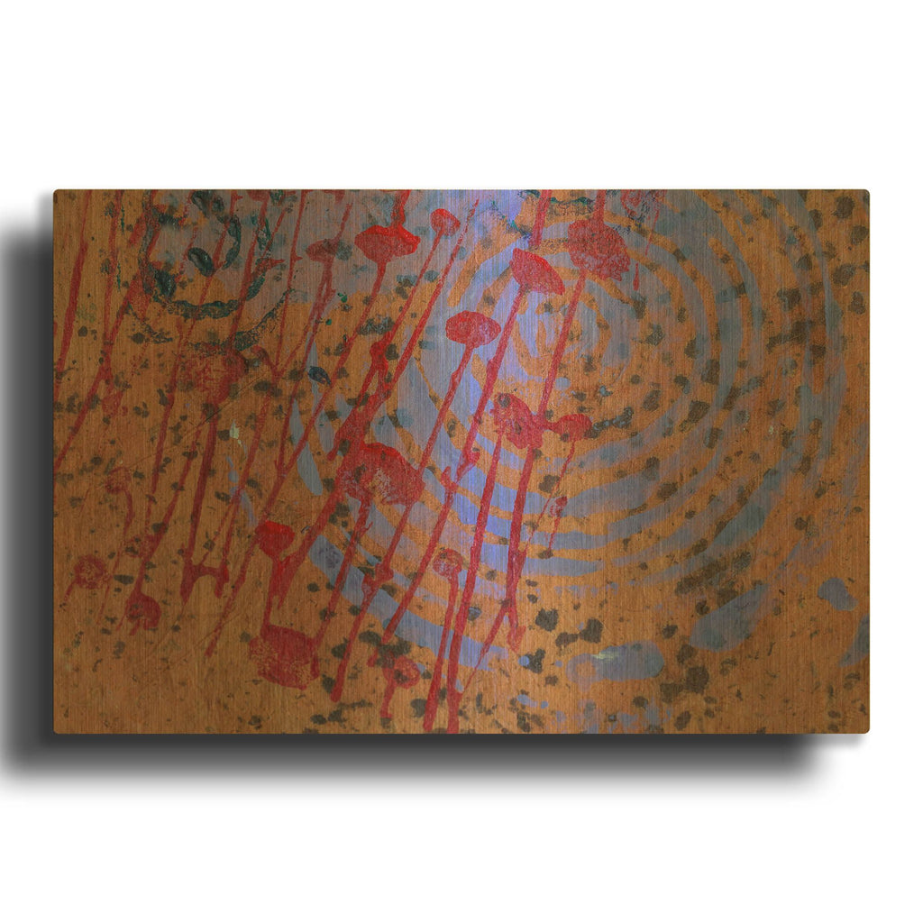 'Paper 6' By St. Hilaire Elizabeth Gold Metal Wall Art