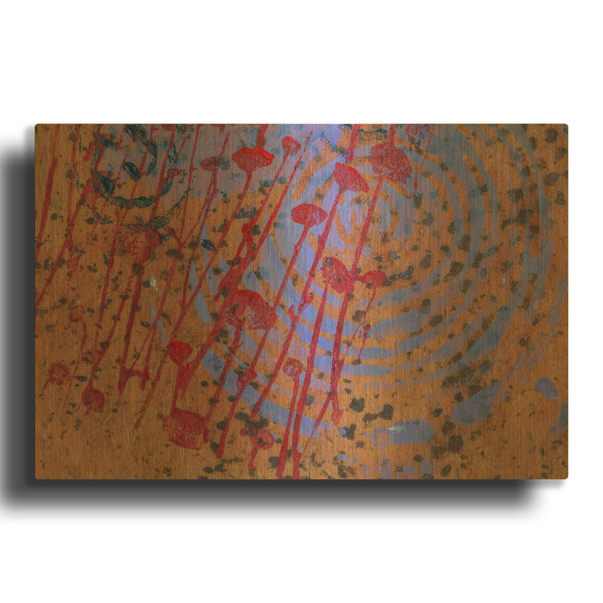 'Paper 6' By St. Hilaire Elizabeth Gold Metal Wall Art