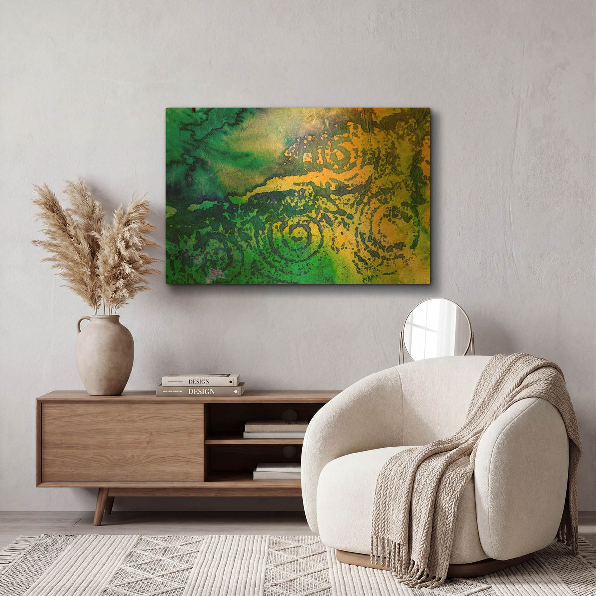 'Paper 7' By St. Hilaire Elizabeth Gold Metal Wall Art