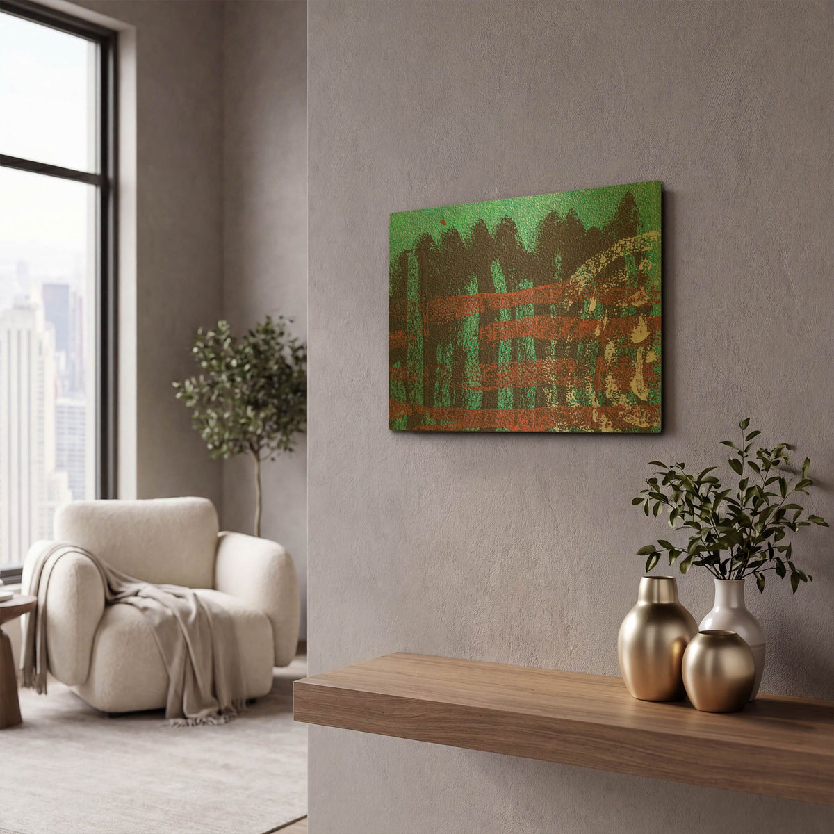 'Paper 9' By St. Hilaire Elizabeth Gold Metal Wall Art