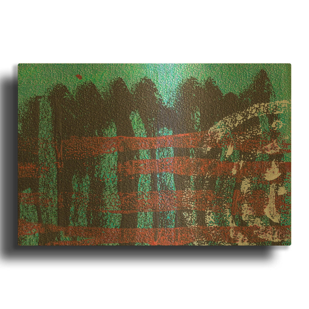 'Paper 9' By St. Hilaire Elizabeth Gold Metal Wall Art