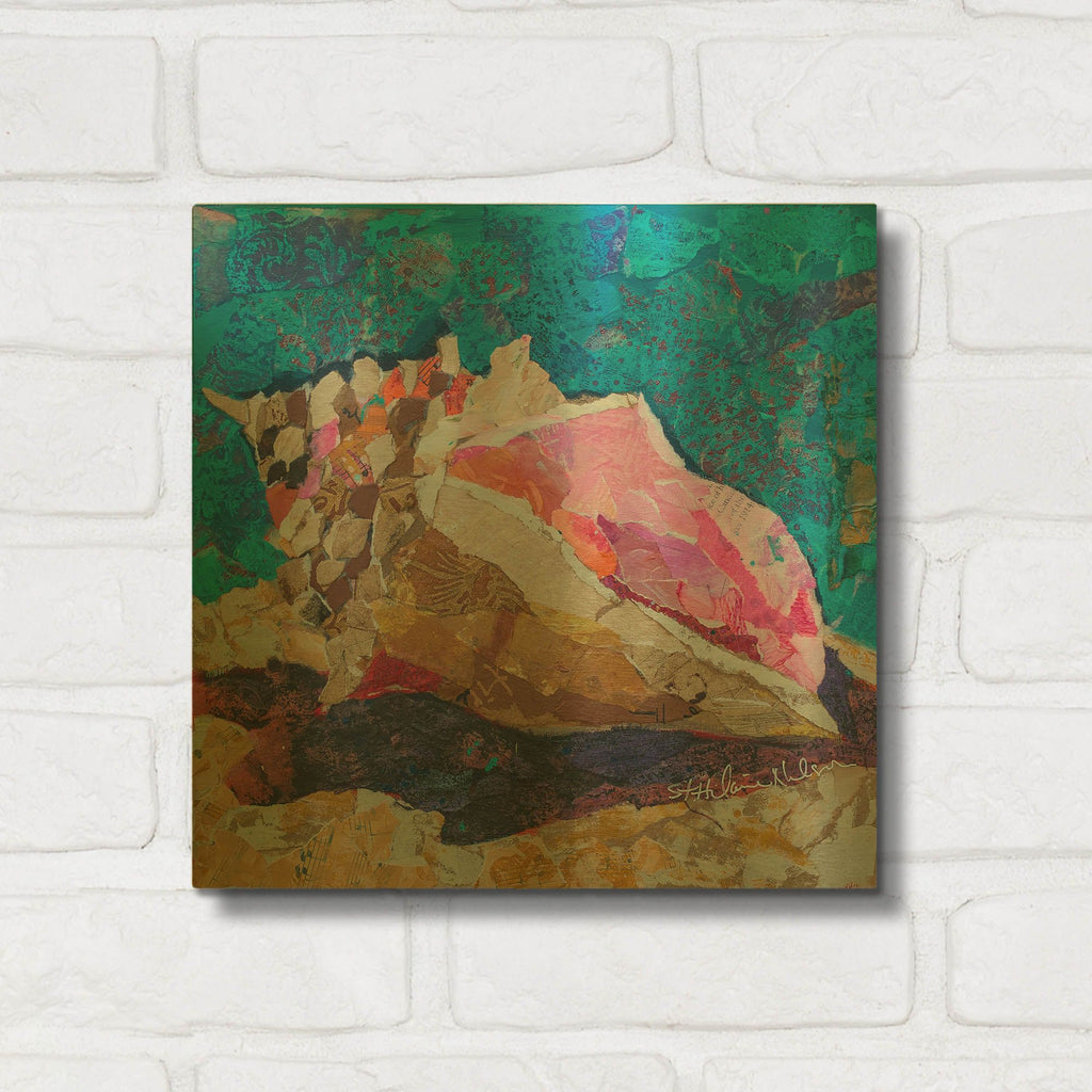 'Conch' By St. Hilaire Elizabeth Gold Metal Wall Art