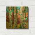 'Fall Trees 1' By St. Hilaire Elizabeth Gold Metal Wall Art
