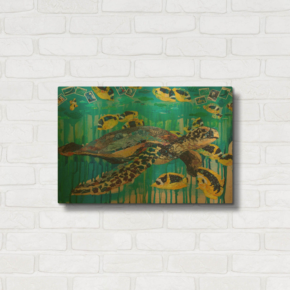 'Lucys Luck' By St. Hilaire Elizabeth Gold Metal Wall Art