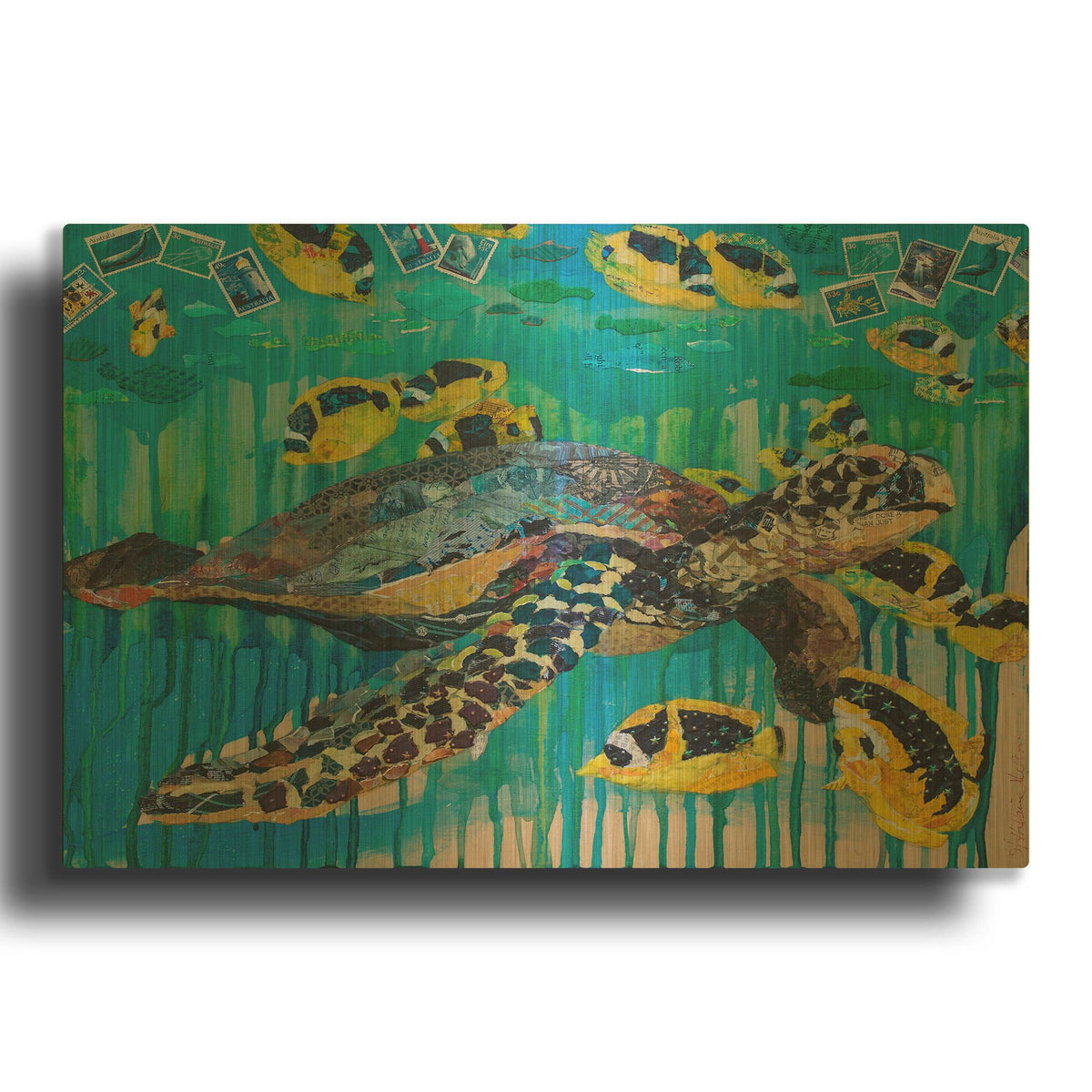 'Lucys Luck' By St. Hilaire Elizabeth Gold Metal Wall Art