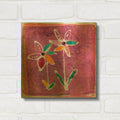 'Bubblegum Blooms' By St. Hilaire Elizabeth Gold Metal Wall Art