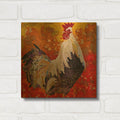 'Cock-A-Doodle D' By St. Hilaire Elizabeth Gold Metal Wall Art