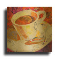 'Cafe au Lait' By St. Hilaire Elizabeth Gold Metal Wall Art