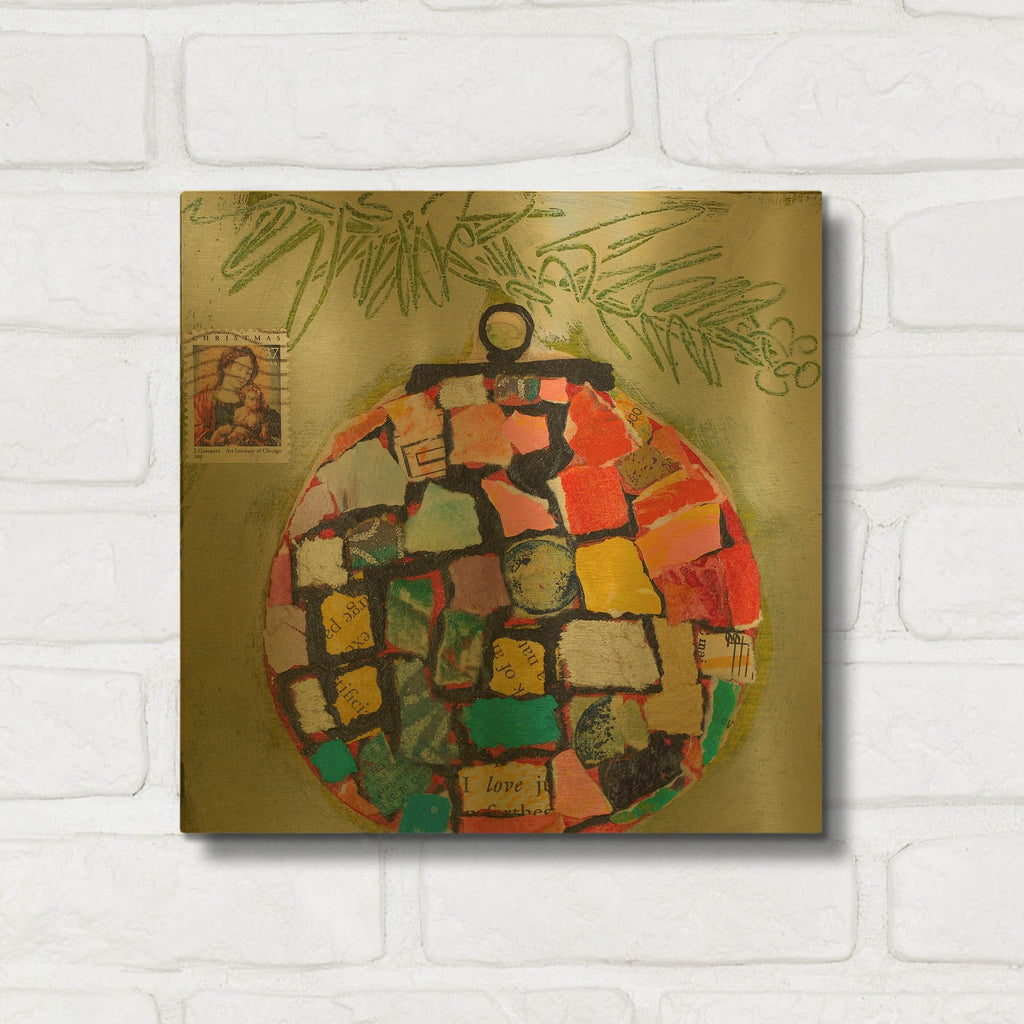 '37 Cents' By St. Hilaire Elizabeth Gold Metal Wall Art