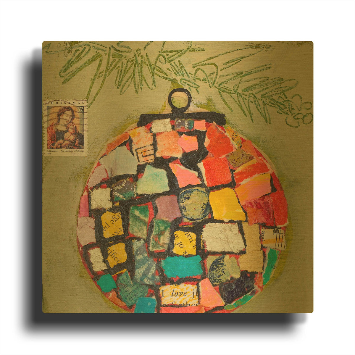'37 Cents' By St. Hilaire Elizabeth Gold Metal Wall Art