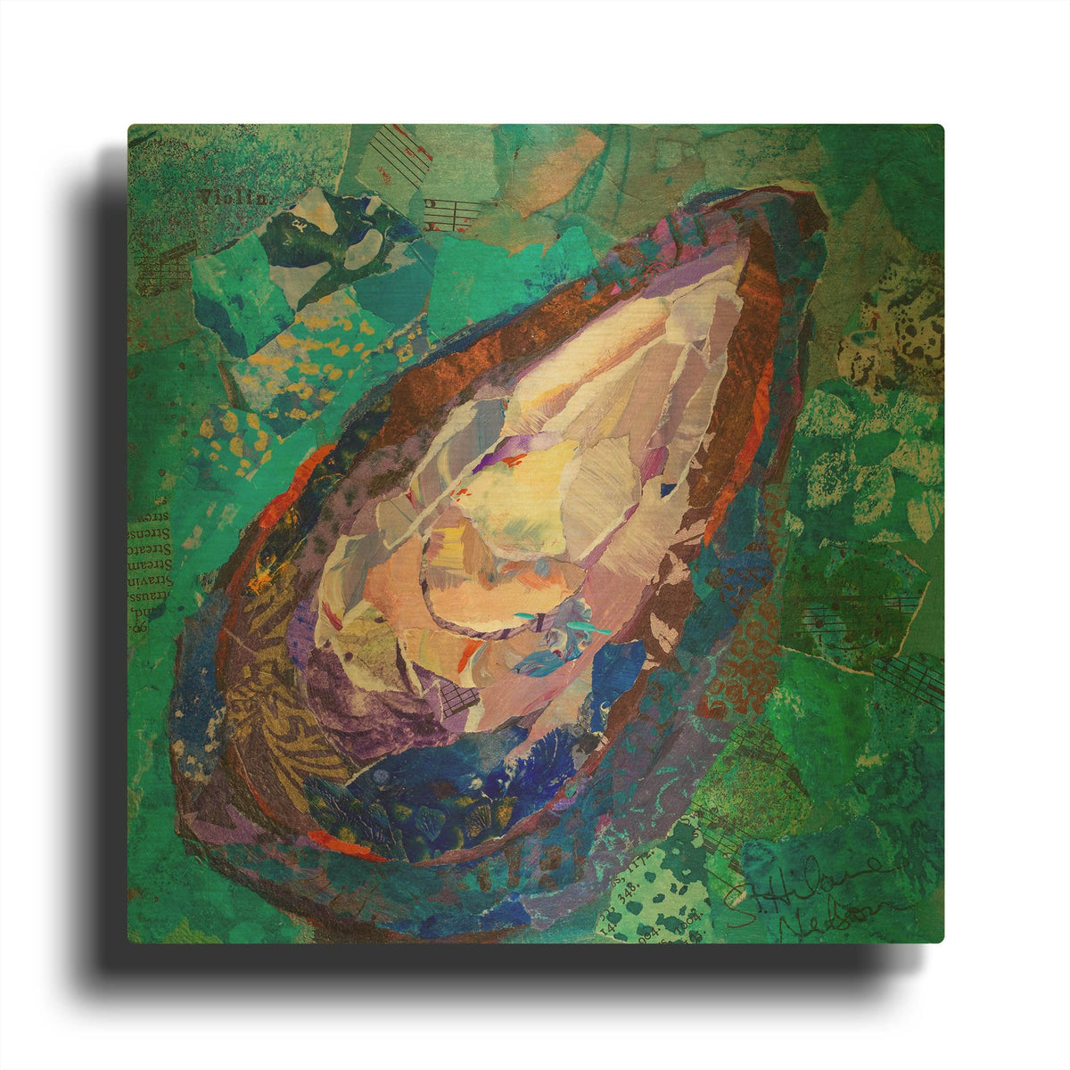 'Muscle' By St. Hilaire Elizabeth Gold Metal Wall Art