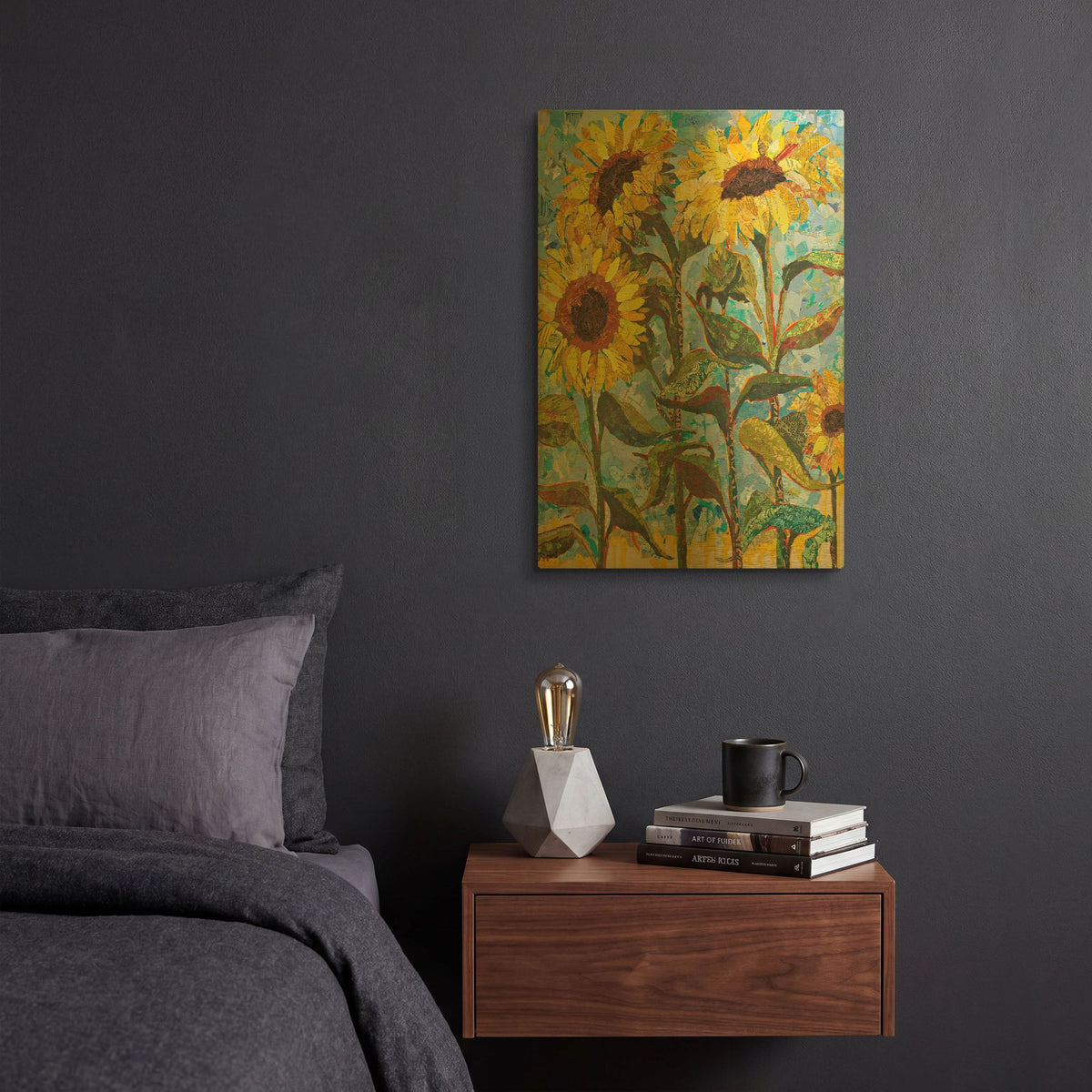 'Sunny' By St. Hilaire Elizabeth Gold Metal Wall Art