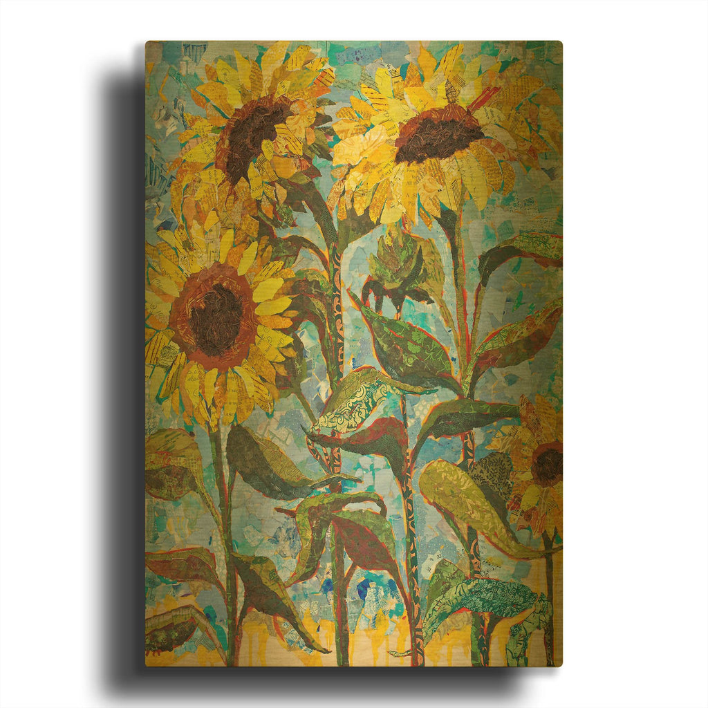'Sunny' By St. Hilaire Elizabeth Gold Metal Wall Art