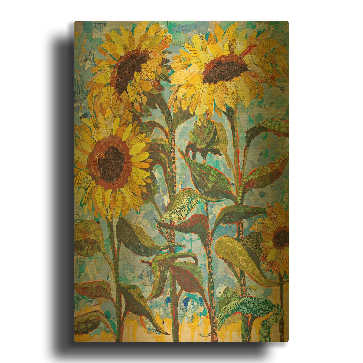 'Sunny' By St. Hilaire Elizabeth Gold Metal Wall Art