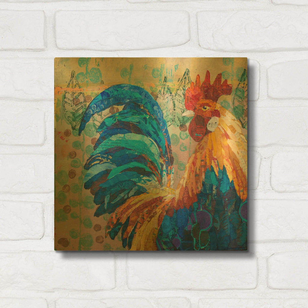 'Top of the Morning 1' By St. Hilaire Elizabeth Gold Metal Wall Art