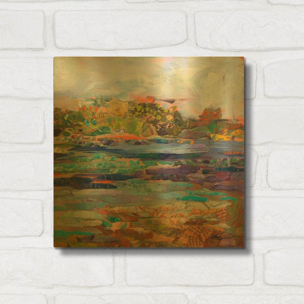'Lake Prevatt Right B' By St. Hilaire Elizabeth Gold Metal Wall Art