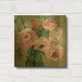 'Pink Pearl' By St. Hilaire Elizabeth Gold Metal Wall Art