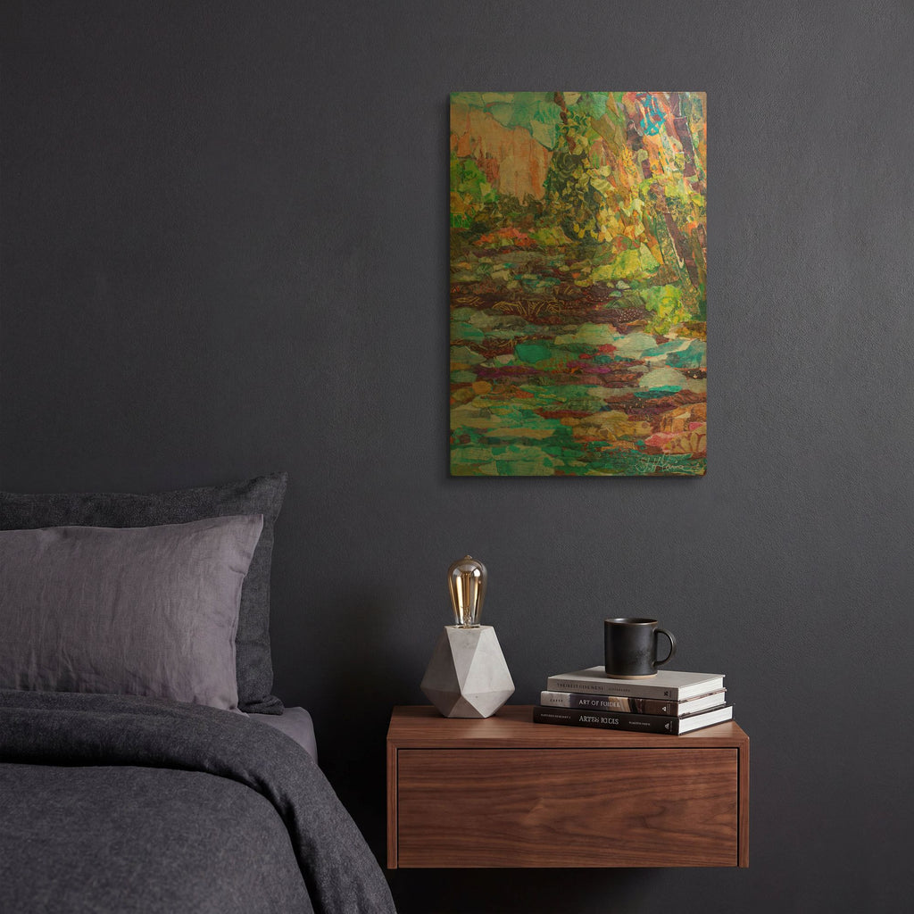 'Respite' By St. Hilaire Elizabeth Gold Metal Wall Art