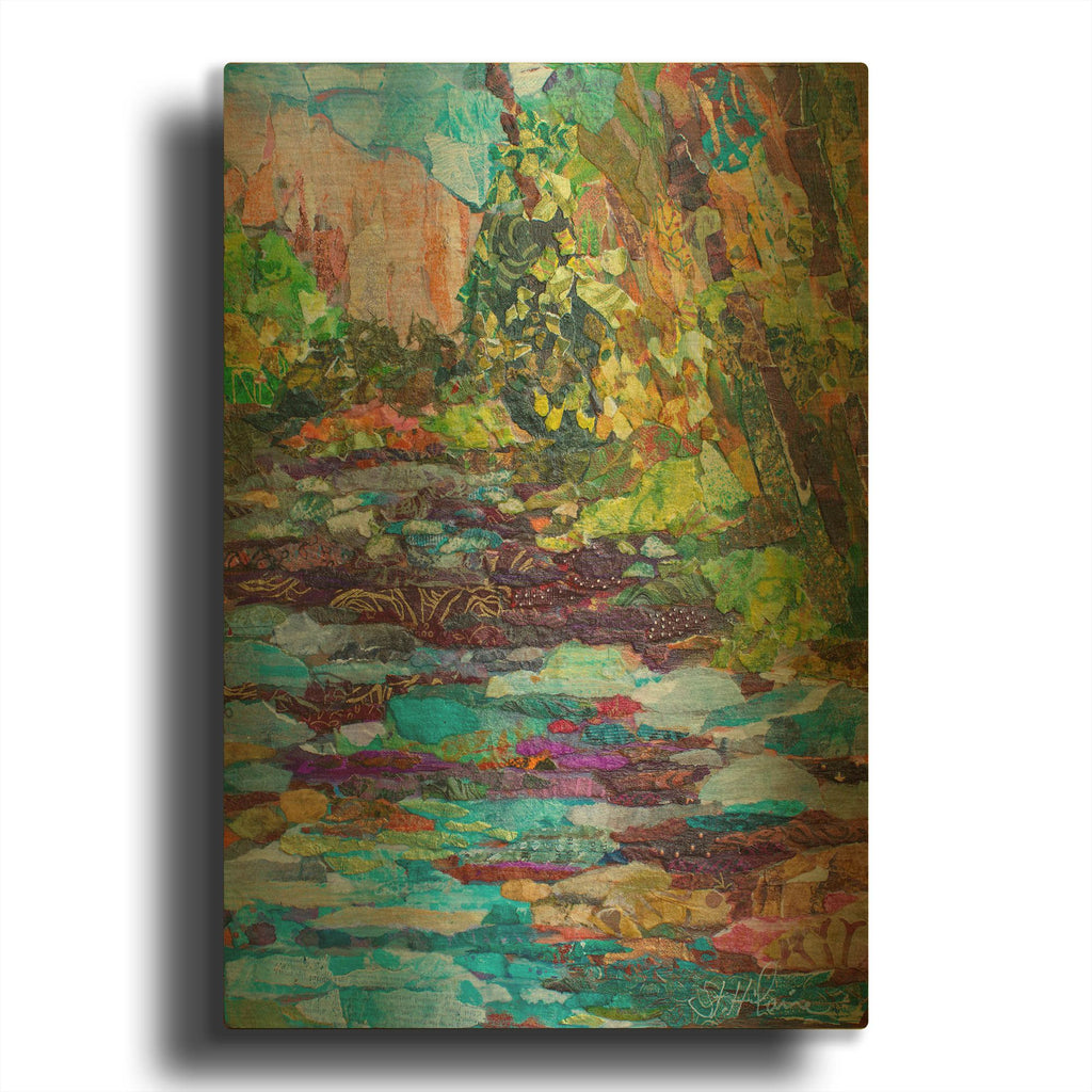 'Respite' By St. Hilaire Elizabeth Gold Metal Wall Art