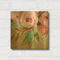 'Dream Floral 3' By St. Hilaire Elizabeth Gold Metal Wall Art