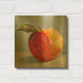 'A is for Apple' By St. Hilaire Elizabeth Gold Metal Wall Art