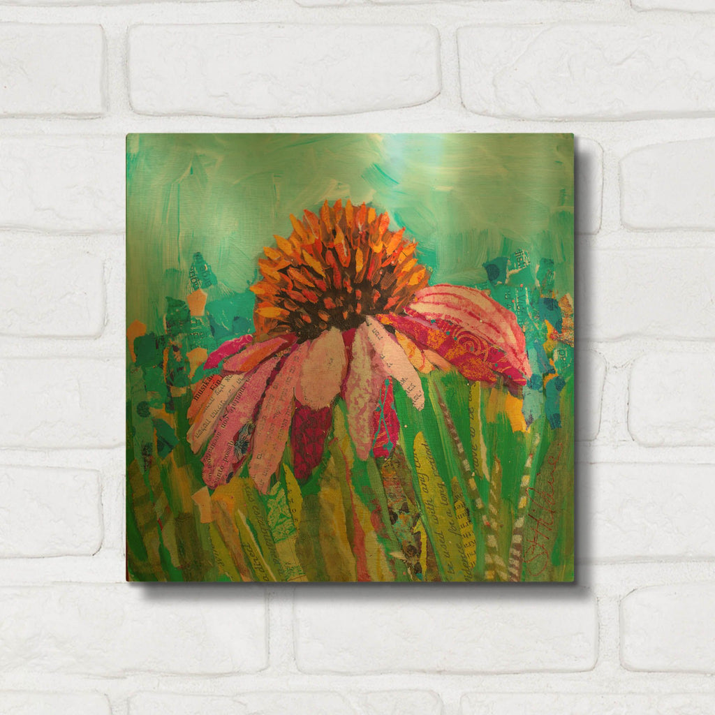 'Coneflower' By St. Hilaire Elizabeth Gold Metal Wall Art