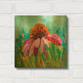 'Coneflower' By St. Hilaire Elizabeth Gold Metal Wall Art