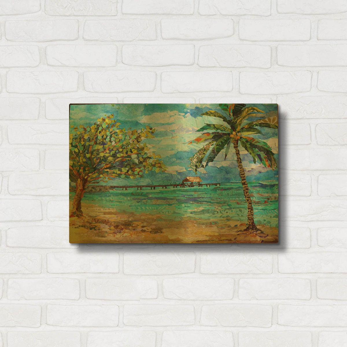 'Tobago' By St. Hilaire Elizabeth Gold Metal Wall Art