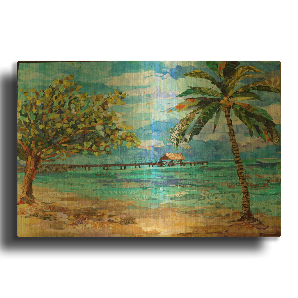 'Tobago' By St. Hilaire Elizabeth Gold Metal Wall Art