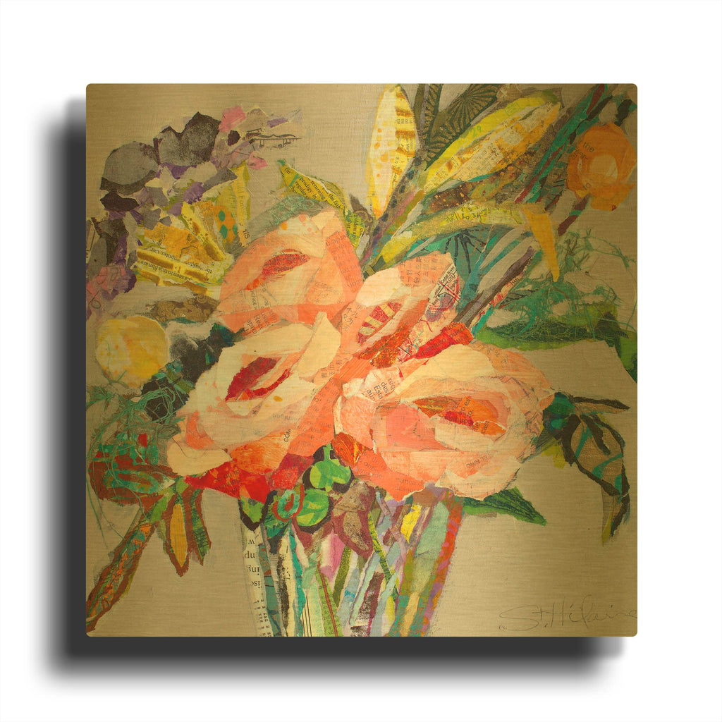 'Sweet Mexico' By St. Hilaire Elizabeth Gold Metal Wall Art