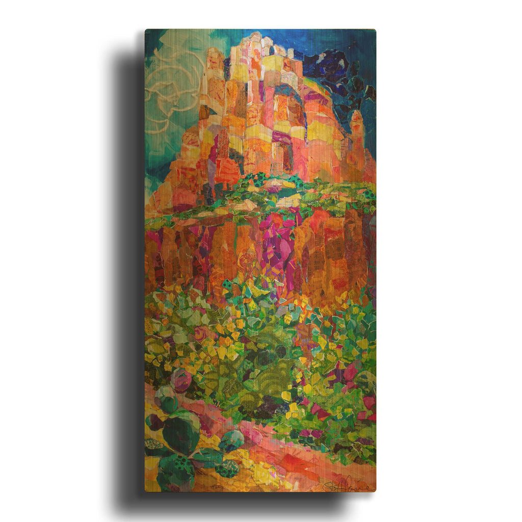 'Magic Mountain' By St. Hilaire Elizabeth Gold Metal Wall Art
