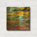 'Along the Wekiva' By St. Hilaire Elizabeth Gold Metal Wall Art