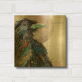 'Raven 3' By St. Hilaire Elizabeth Gold Metal Wall Art