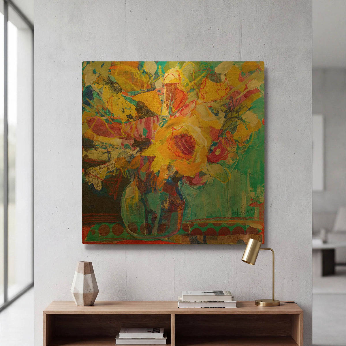 'Only In Dreams 3' By St. Hilaire Elizabeth Gold Metal Wall Art