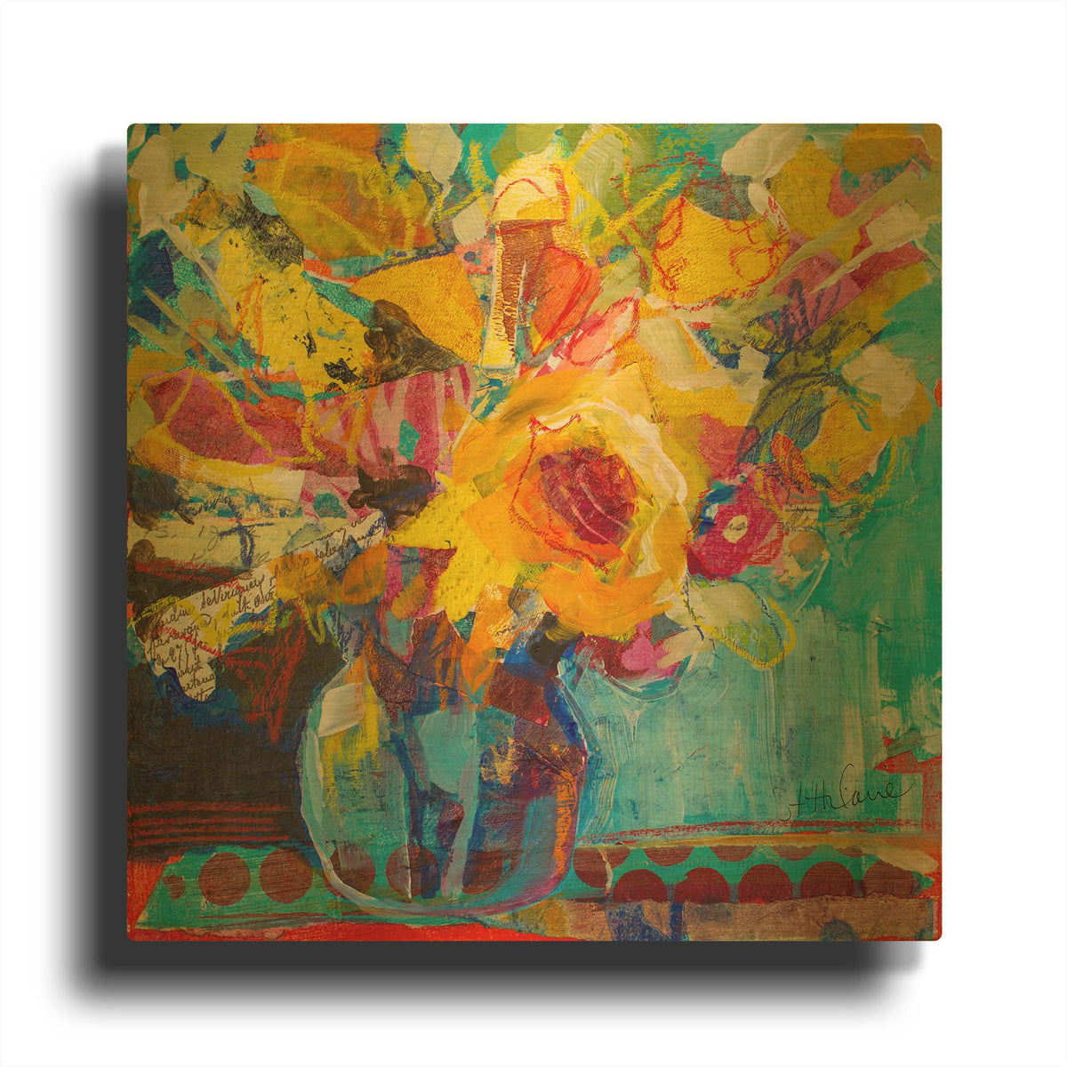 'Only In Dreams 3' By St. Hilaire Elizabeth Gold Metal Wall Art