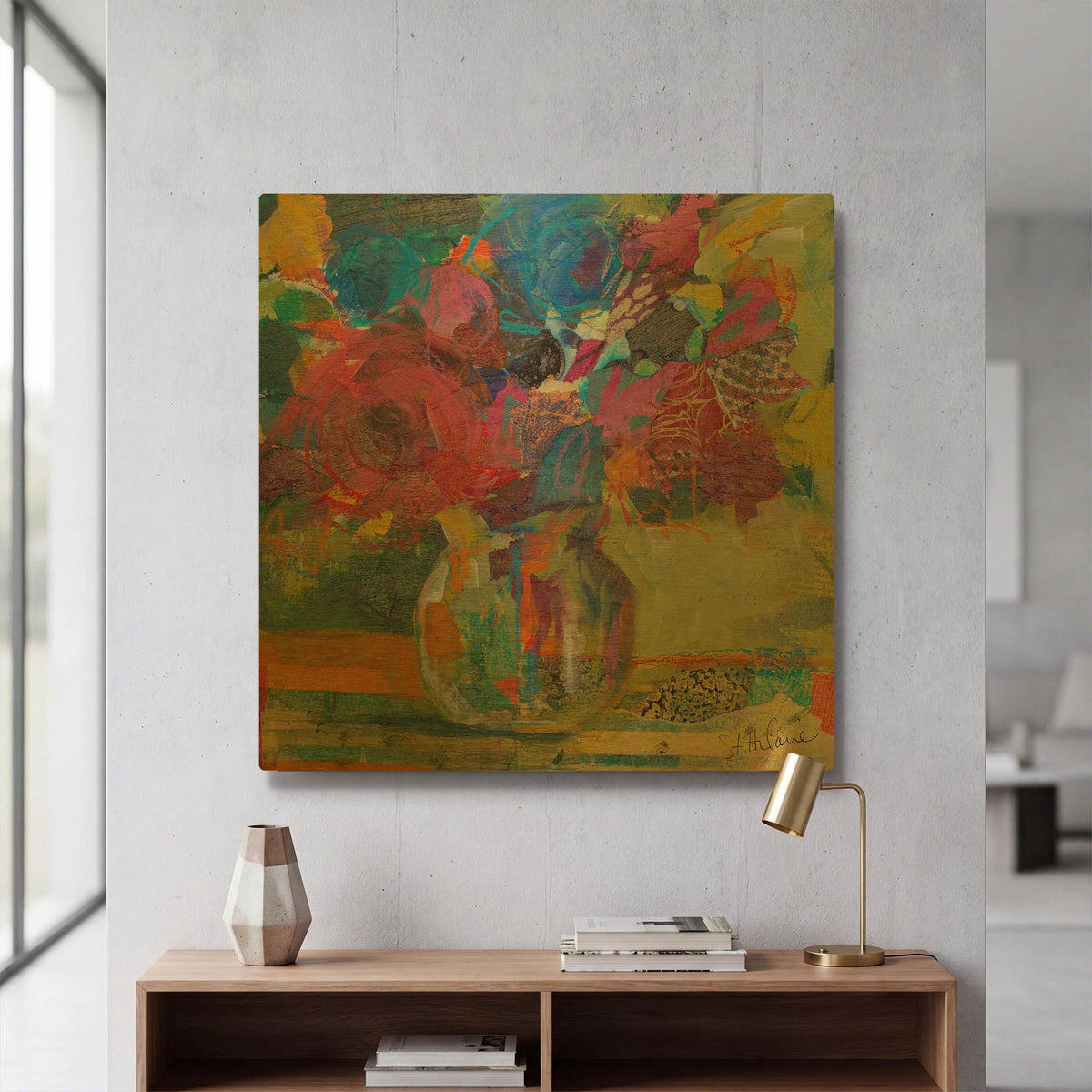 'Only In Dreams 1' By St. Hilaire Elizabeth Gold Metal Wall Art
