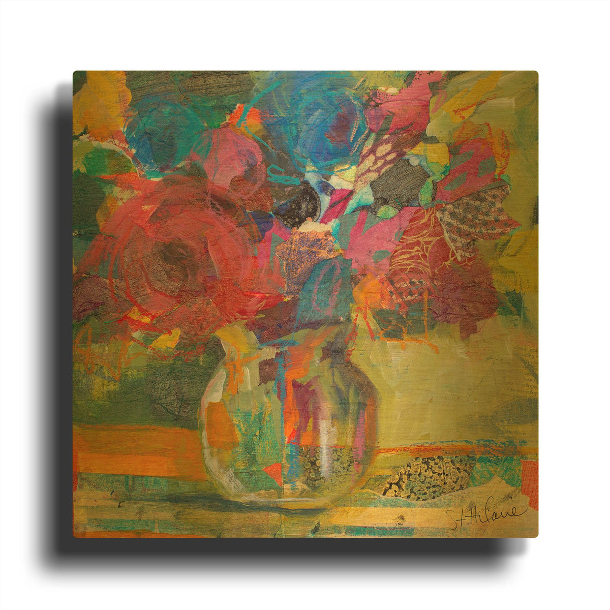 'Only In Dreams 1' By St. Hilaire Elizabeth Gold Metal Wall Art