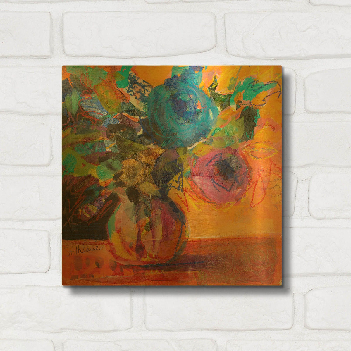 'Only In Dreams 2' By St. Hilaire Elizabeth Gold Metal Wall Art
