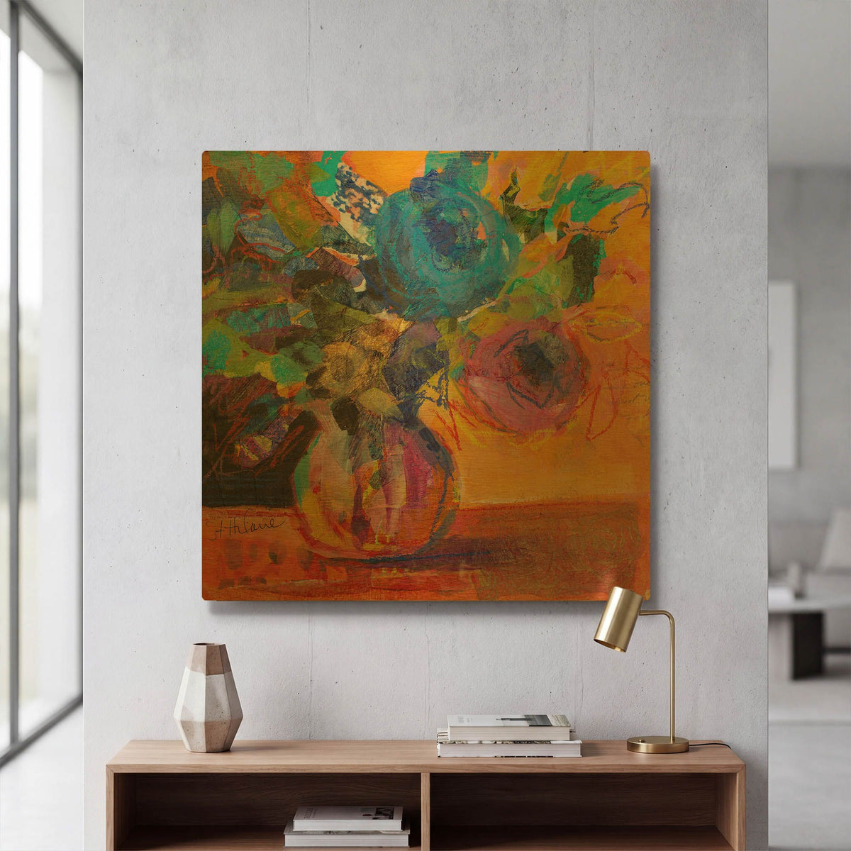 'Only In Dreams 2' By St. Hilaire Elizabeth Gold Metal Wall Art