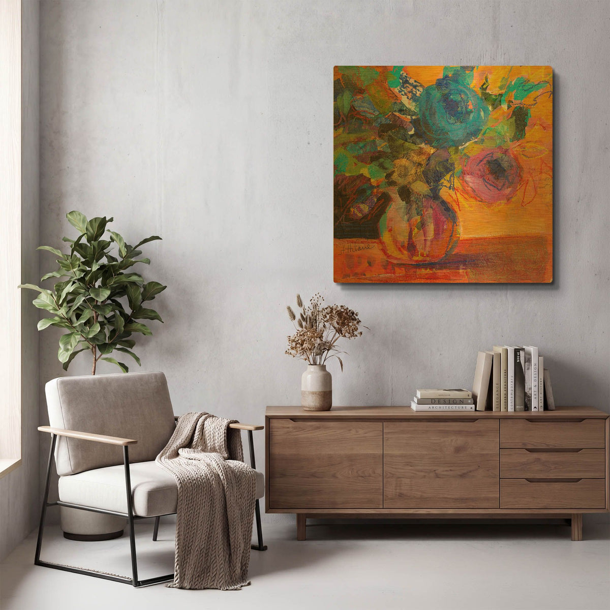 'Only In Dreams 2' By St. Hilaire Elizabeth Gold Metal Wall Art