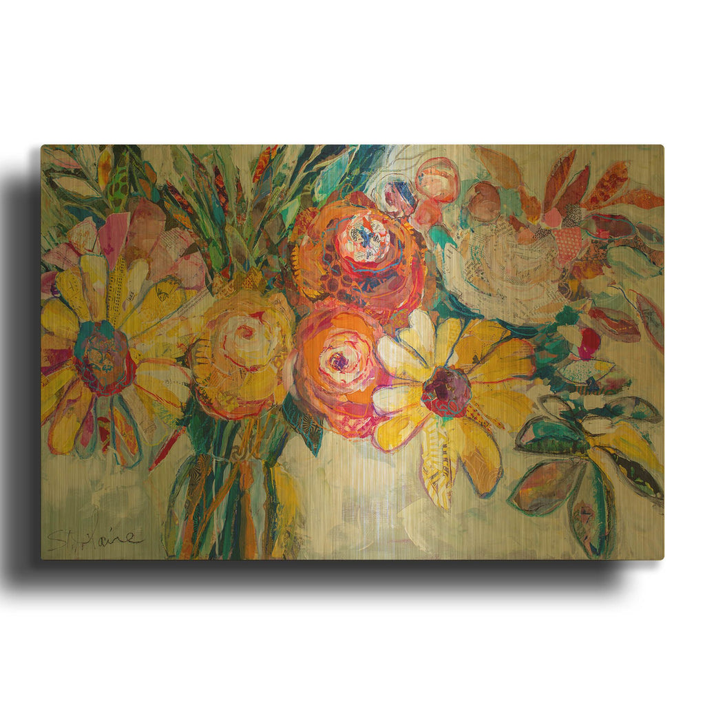 'Sunday Morning' By St. Hilaire Elizabeth Gold Metal Wall Art