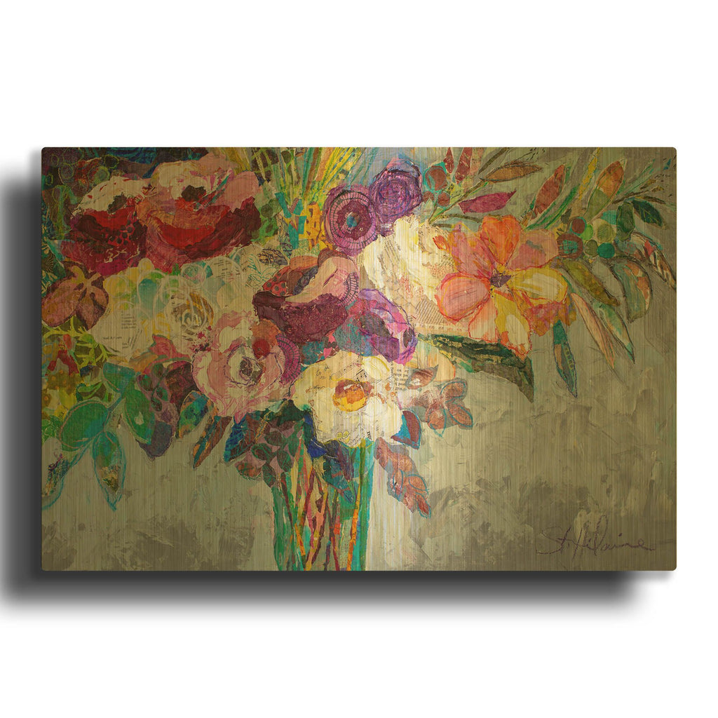 'This Love' By St. Hilaire Elizabeth Gold Metal Wall Art