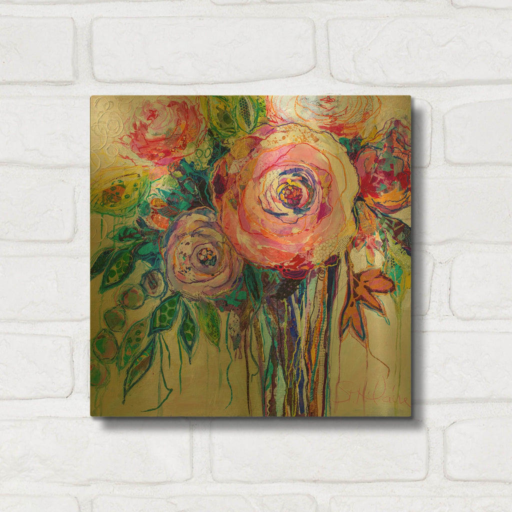 'You Bring Me Joy' By St. Hilaire Elizabeth Gold Metal Wall Art