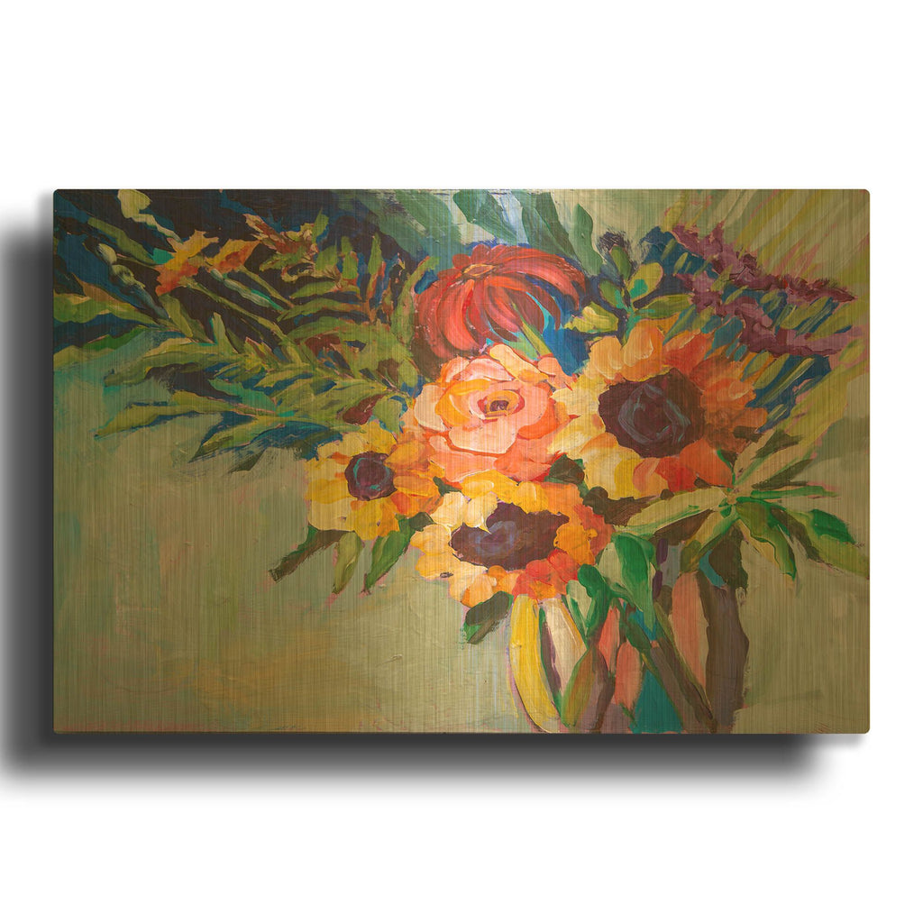 'Be My Sunshine' By St. Hilaire Elizabeth Gold Metal Wall Art