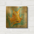 'Cow Fish' By St. Hilaire Elizabeth Gold Metal Wall Art