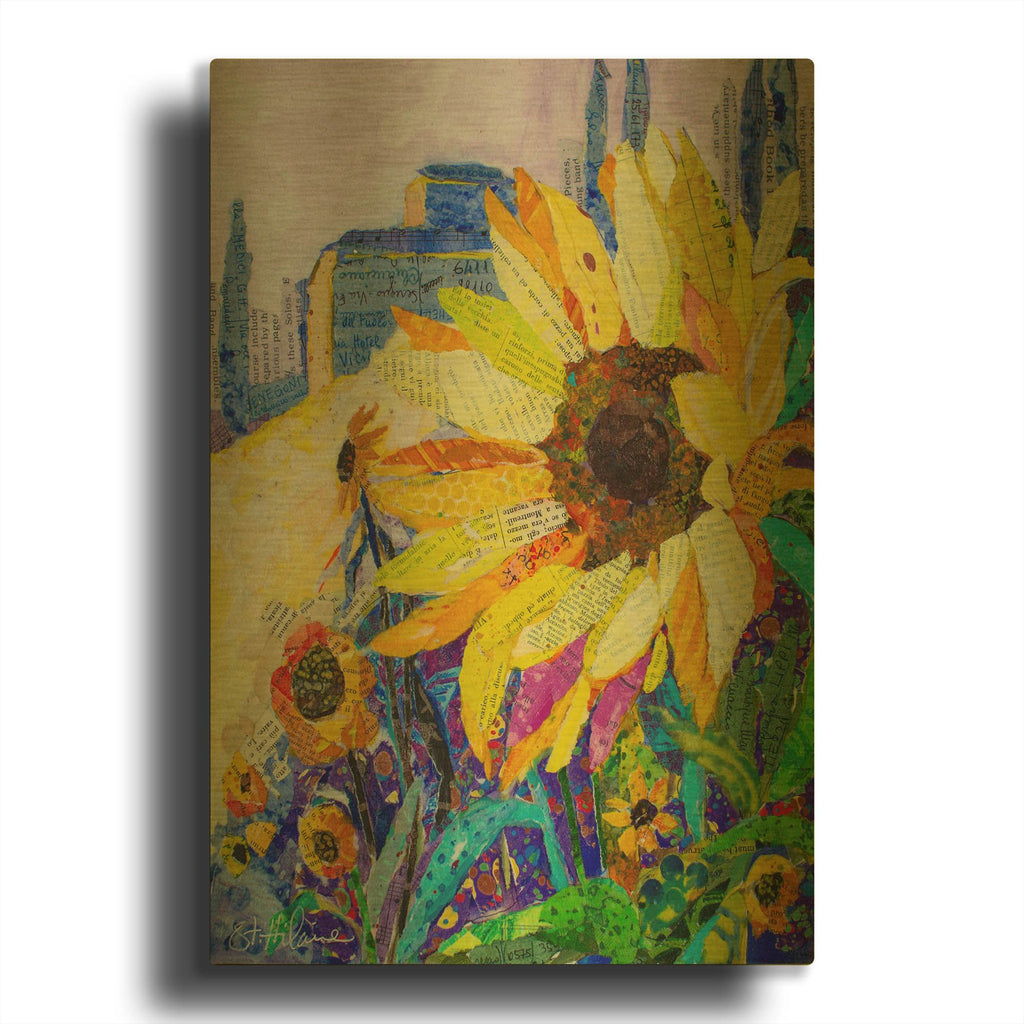 'Tuscan Sun' By St. Hilaire Elizabeth Gold Metal Wall Art