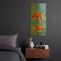 'Just Keep Swimming 2' By St. Hilaire Elizabeth Gold Metal Wall Art