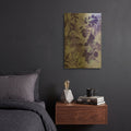 'Very Peri Botanical Print 2' By St. Hilaire Elizabeth Gold Metal Wall Art